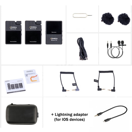 COMICA BoomX D1 D2 2.4G Digital Wireless Microphone