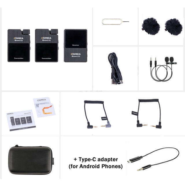 COMICA BoomX D1 D2 2.4G Digital Wireless Microphone