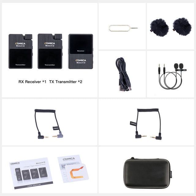 COMICA BoomX D1 D2 2.4G Digital Wireless Microphone