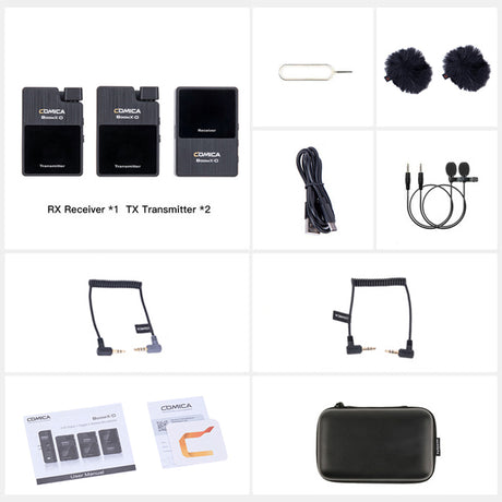 COMICA BoomX D1 D2 2.4G Digital Wireless Microphone