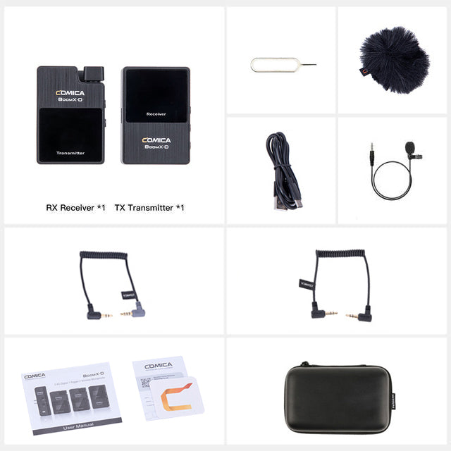 COMICA BoomX D1 D2 2.4G Digital Wireless Microphone
