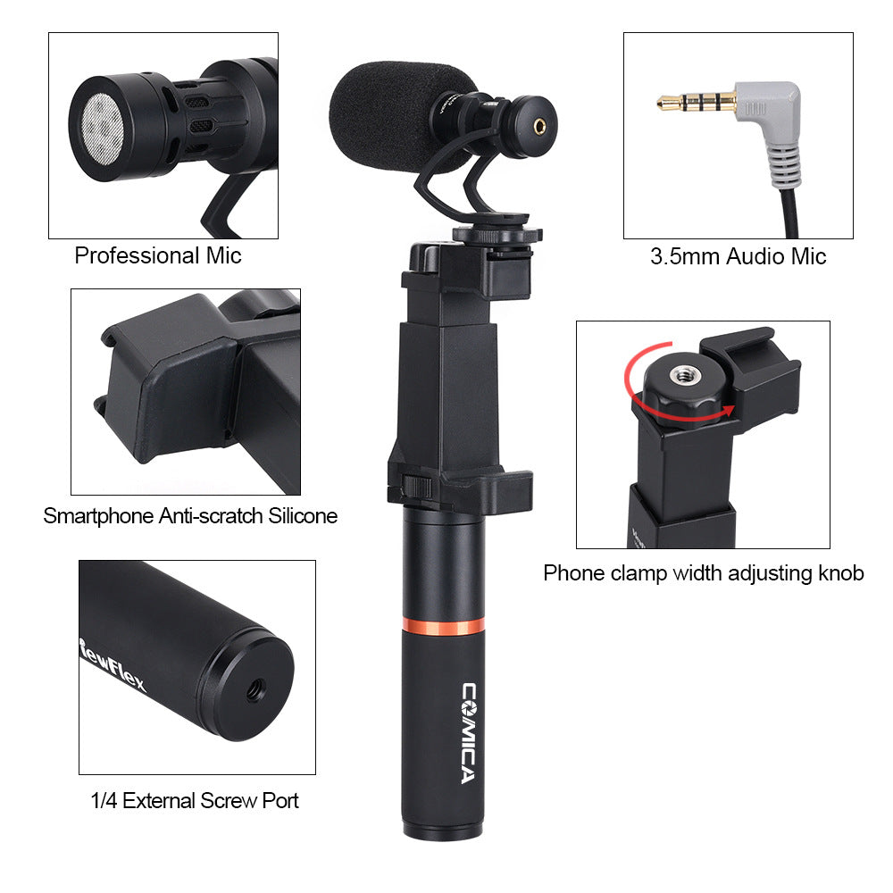 COMICA CVM-VM10-K1 Shotgun Smartphone Video Microphone