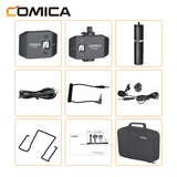 Comica CVM-WS50 A B C Professional Wireless Lavalier Microphone