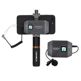 Comica CVM-WS50 A B C Professional Wireless Lavalier Microphone