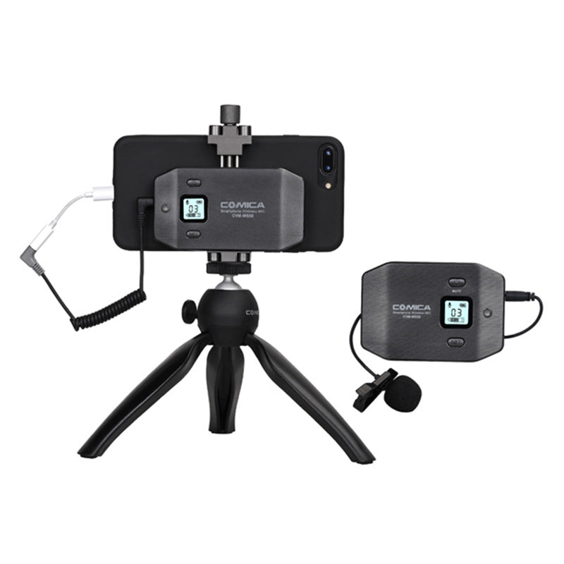 Comica CVM-WS50 A B C Professional Wireless Lavalier Microphone