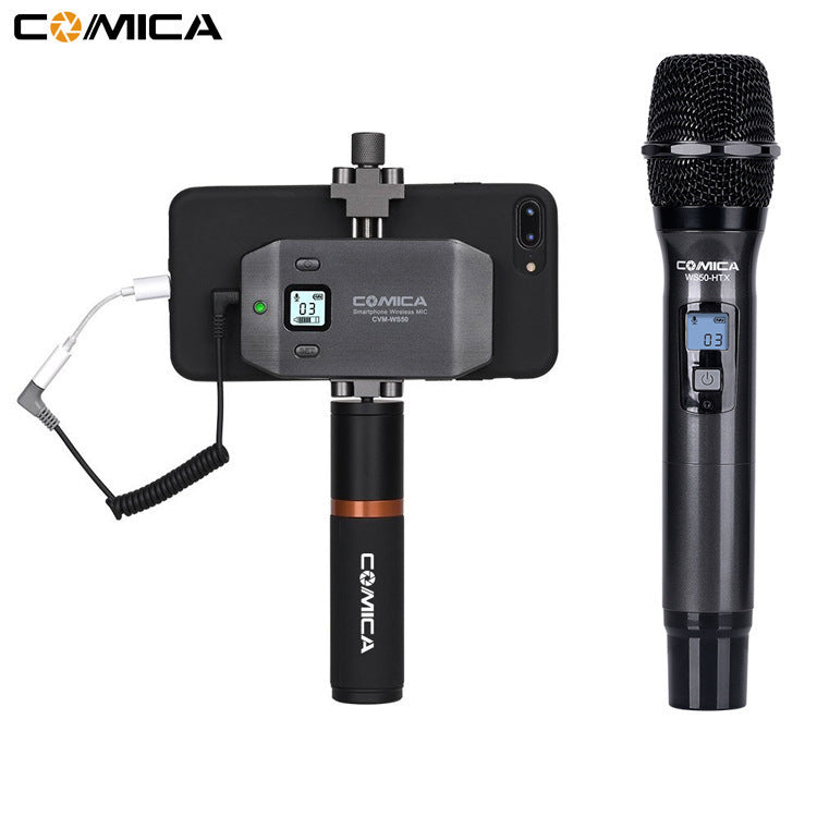 Comica CVM-WS50 A B C Professional Wireless Lavalier Microphone
