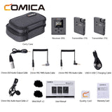 Comica BoomX U1 U2 Lavalier Wireless Microphone