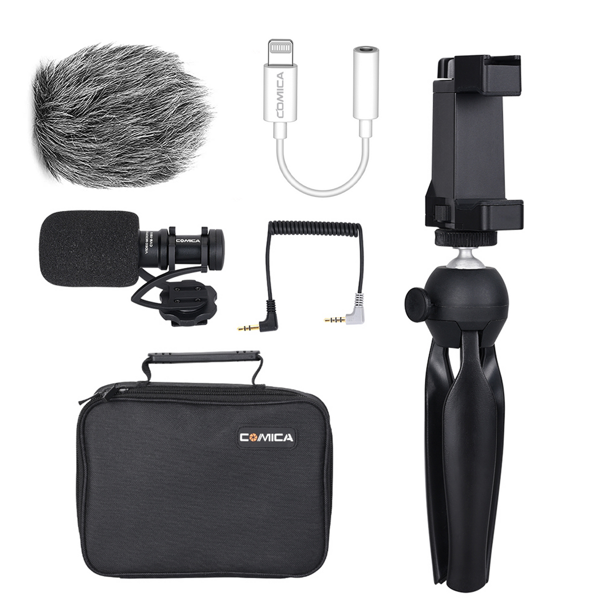 Comica CVM-VM10-K2 Shotgun Smartphone Microphone Kit