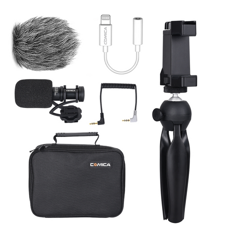 Comica CVM-VM10-K2 Shotgun Smartphone Microphone Kit