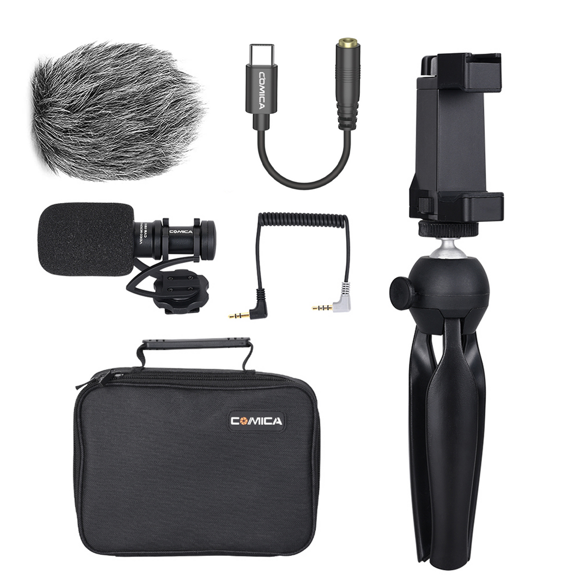 Comica CVM-VM10-K2 Shotgun Smartphone Microphone Kit