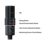 Comica-STA-U2D  RGB Cardioid Condenser USB Microphone Kit