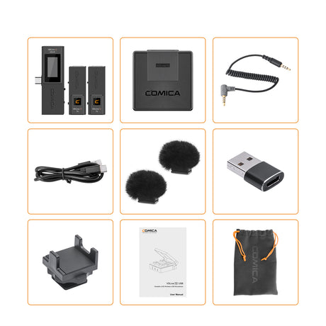 Comica VDLIVE 10 2.4G Dual Wireless Microphone