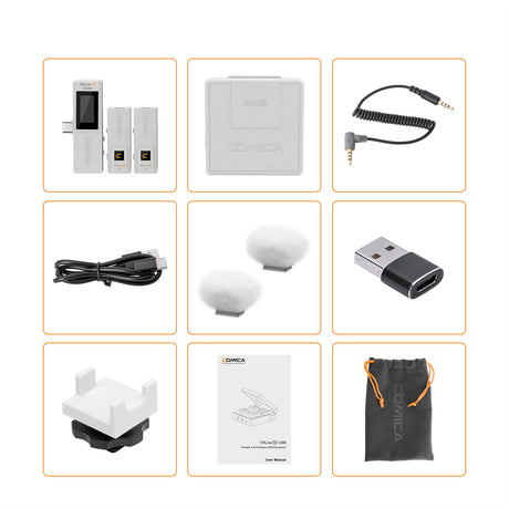 Comica VDLIVE 10 2.4G Dual Wireless Microphone