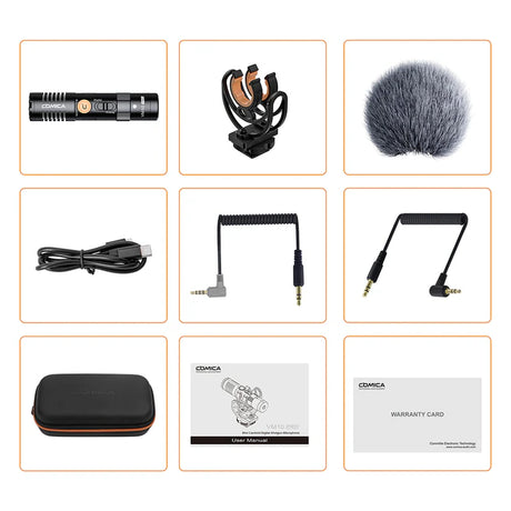 COMICA VM10 PRO Mini Cardioid Digital shotgun Microphone