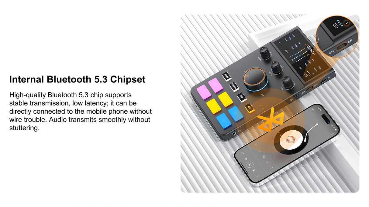 Comica ADCaster C1-K1 Bluetooth Streaming Postcast Audio Kit