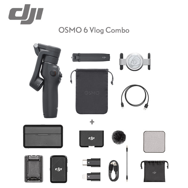 DJI Osmo Mobile 6 3-Axis Stabilization handheld gimble for smart phones