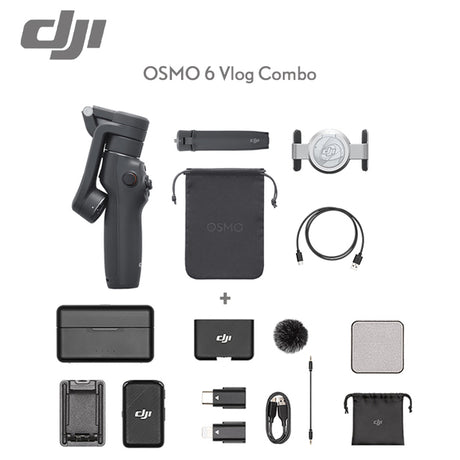 DJI Osmo Mobile 6 3-Axis Stabilization handheld gimble for smart phones