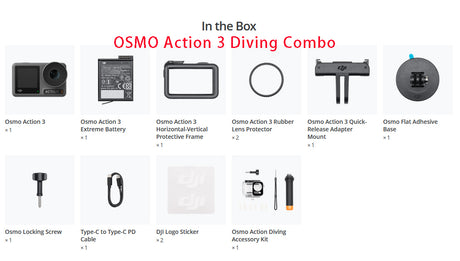 DJI Osmo Action 3  4K/120fps Dual Touchscreens Camera