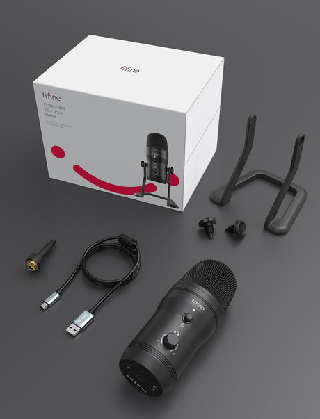 FIFINE K690 USB Recording Microphone for PC/PS4/Mac