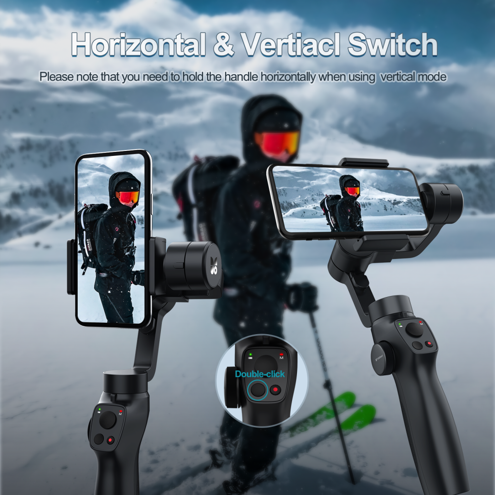 Funsnap Capture2S gimbal for Smartphone Selfie Stick Handheld Stabilizer