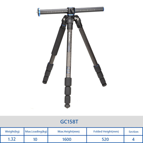 Benro SystemGO GC157T/158T/257T/268T/168T/258T Carbon fiber tripod