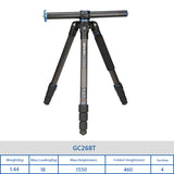 Benro SystemGO GC157T/158T/257T/268T/168T/258T Carbon fiber tripod