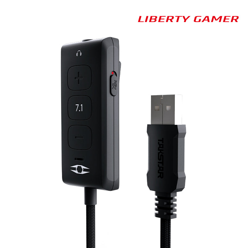 Liberty Gamer GC220 USB Gaming Sound Card On Any PC & Mac