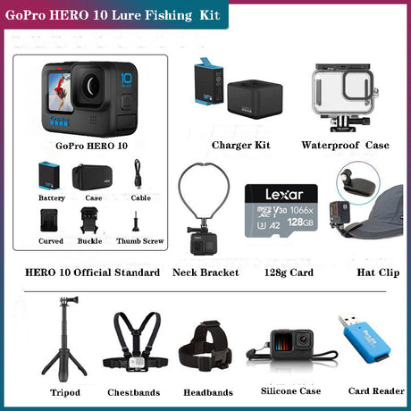 GoPro HERO 10 Black 5.3K 60FPS 4K 120FPS Action Camera