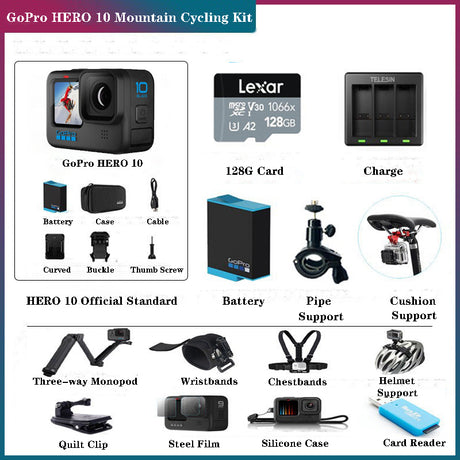 GoPro HERO 10 Black 5.3K 60FPS 4K 120FPS Action Camera