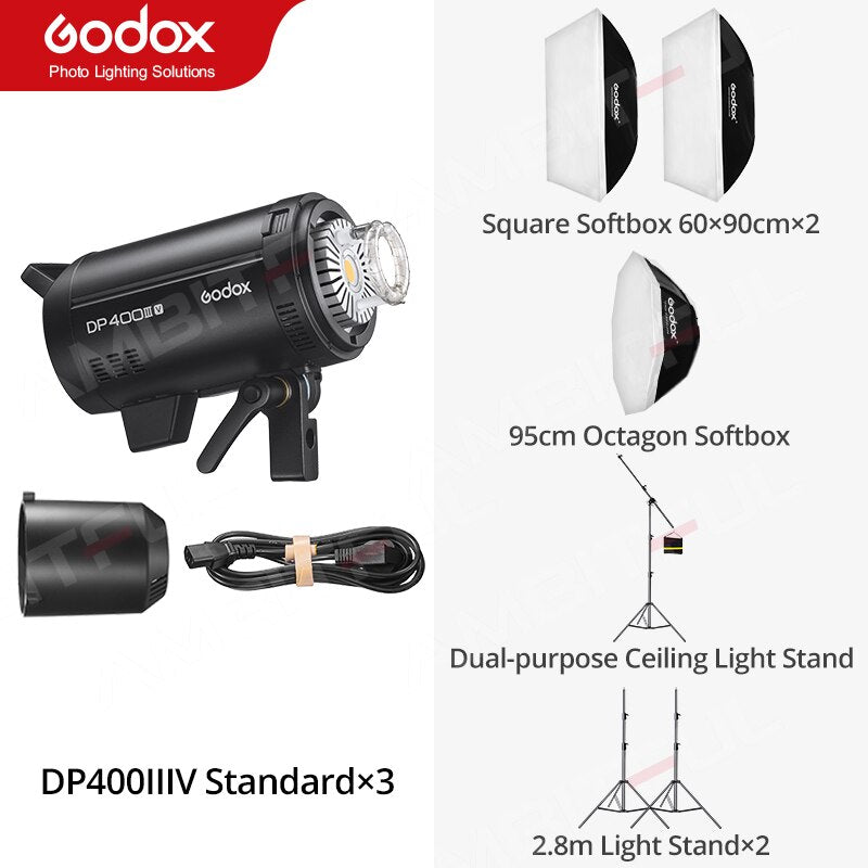 Godox DP400IIIV professional studio flash light  for Photography