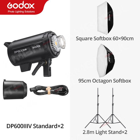 Godox DP600IIIV Professional studio flash light for Photography