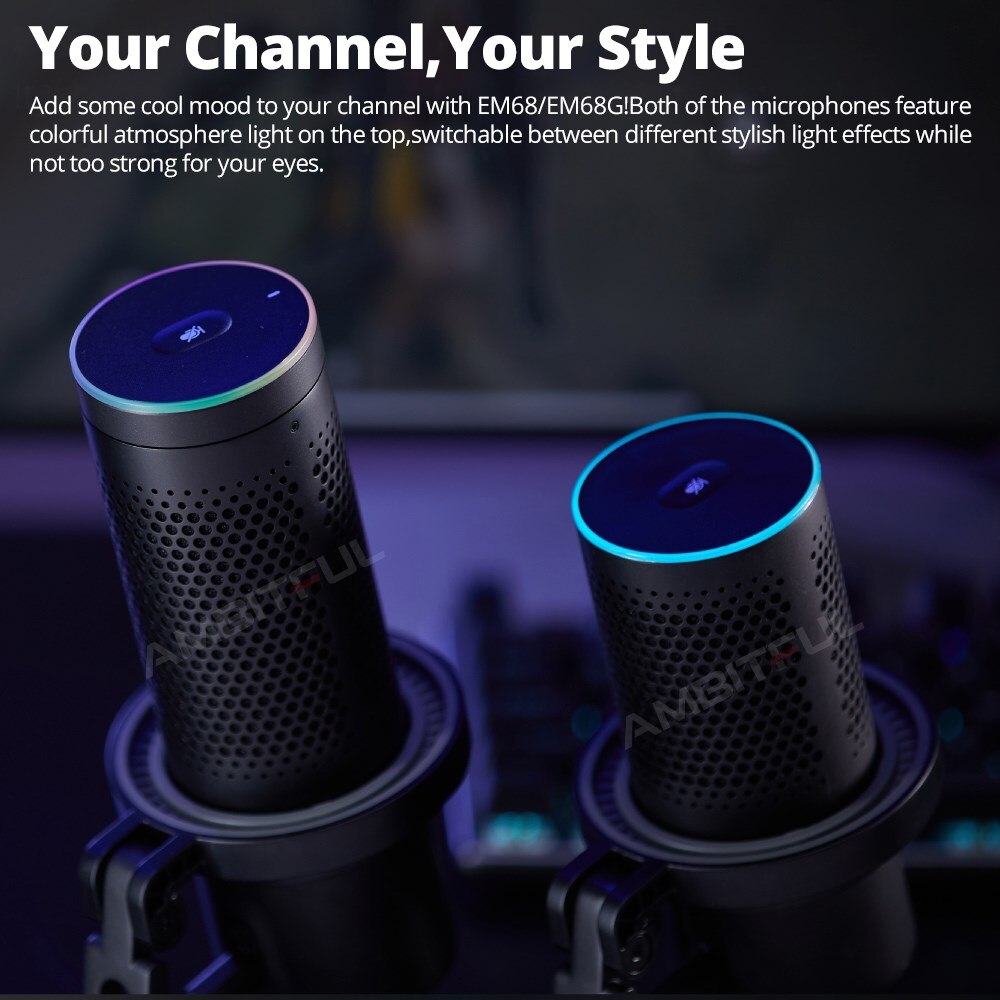 Godox EM68 EM68G RGB USB Condenser Microphone