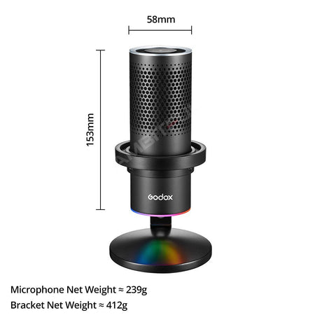 Godox EM68X RGB USB  Condenser Microphone