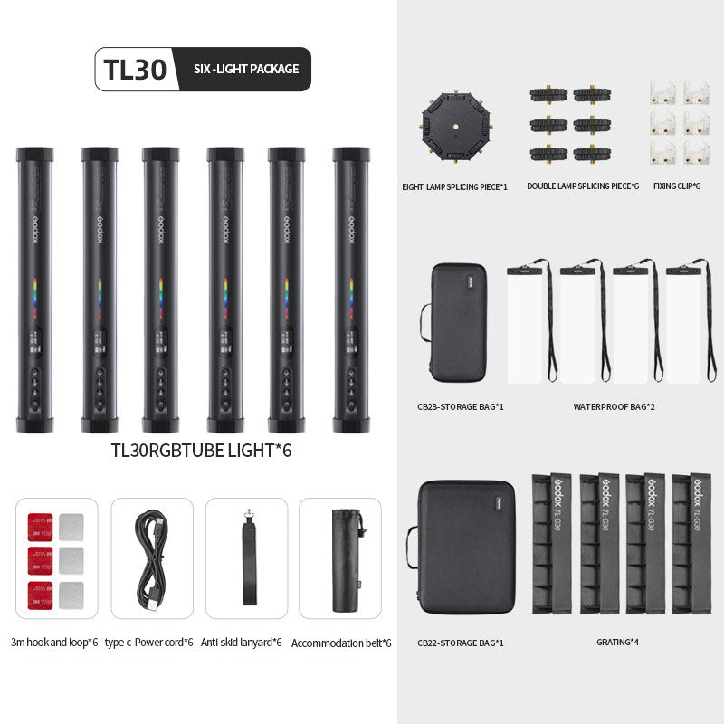 Godox TL30 Led Tube Light Kit RGB Photographic Light Wand