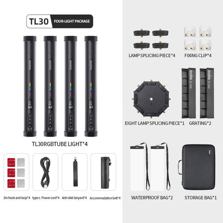 Godox TL30 Led Tube Light Kit RGB Photographic Light Wand