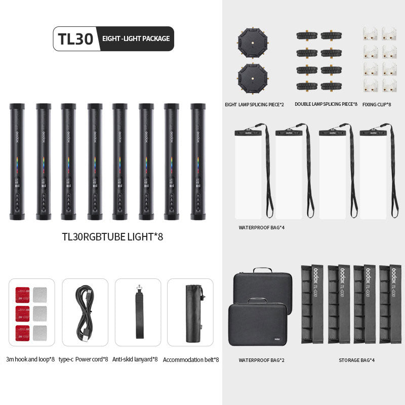Godox TL30 Led Tube Light Kit RGB Photographic Light Wand