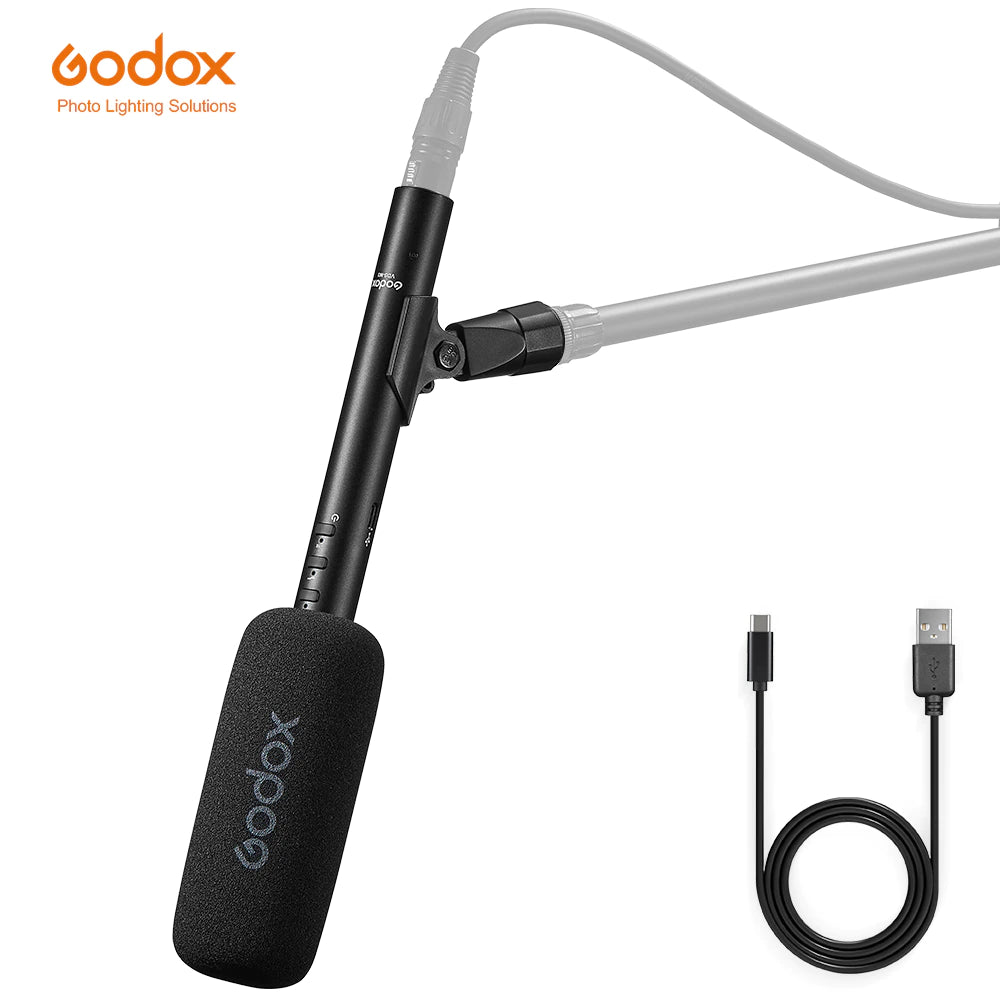 Godox VDS-M3 Multi-Functional Supercardioid Condenser Shotgun Microphone