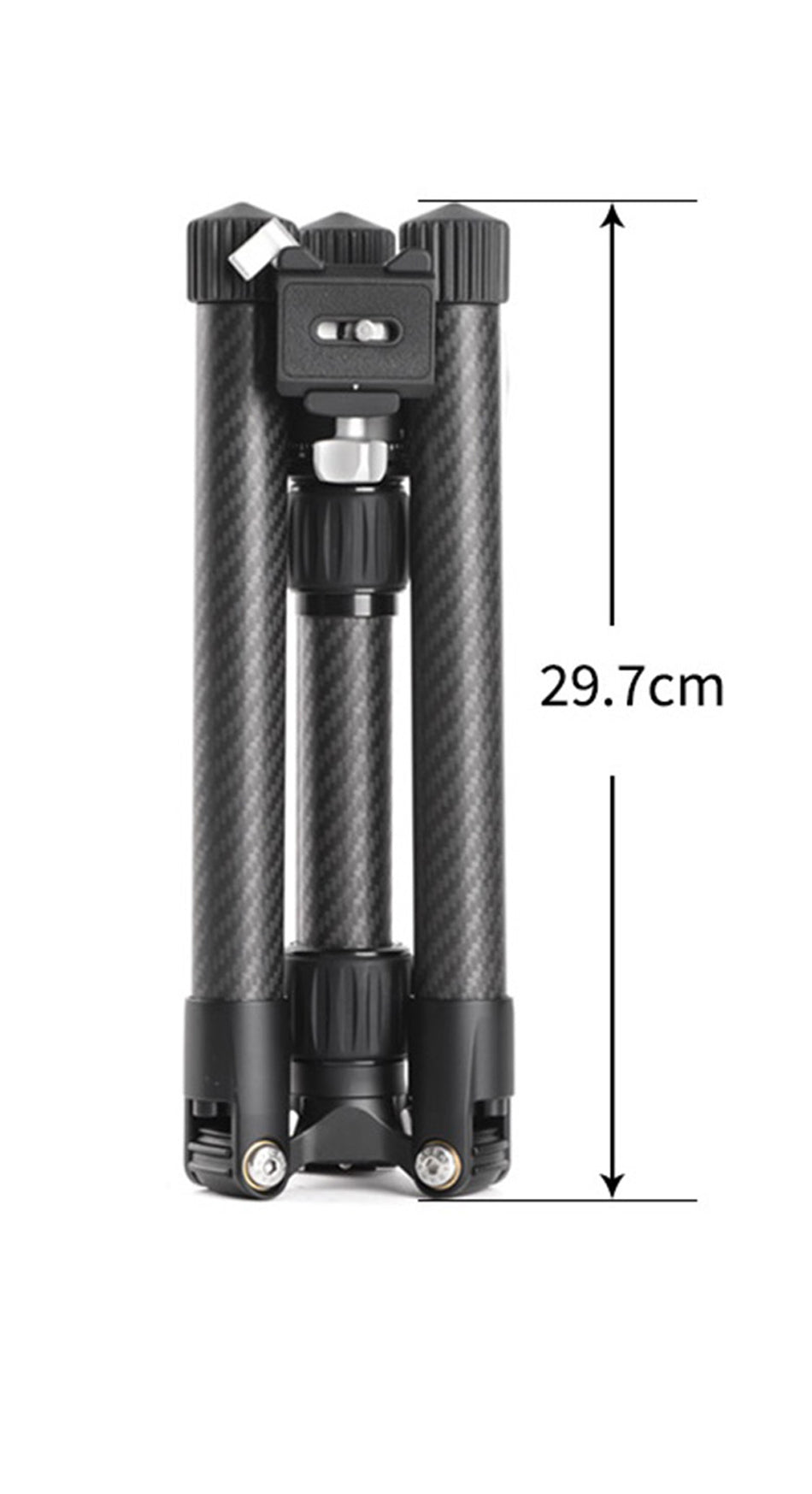 Marsace UT-26 Lightweight Reflex Carbon Fiber Tripod Set