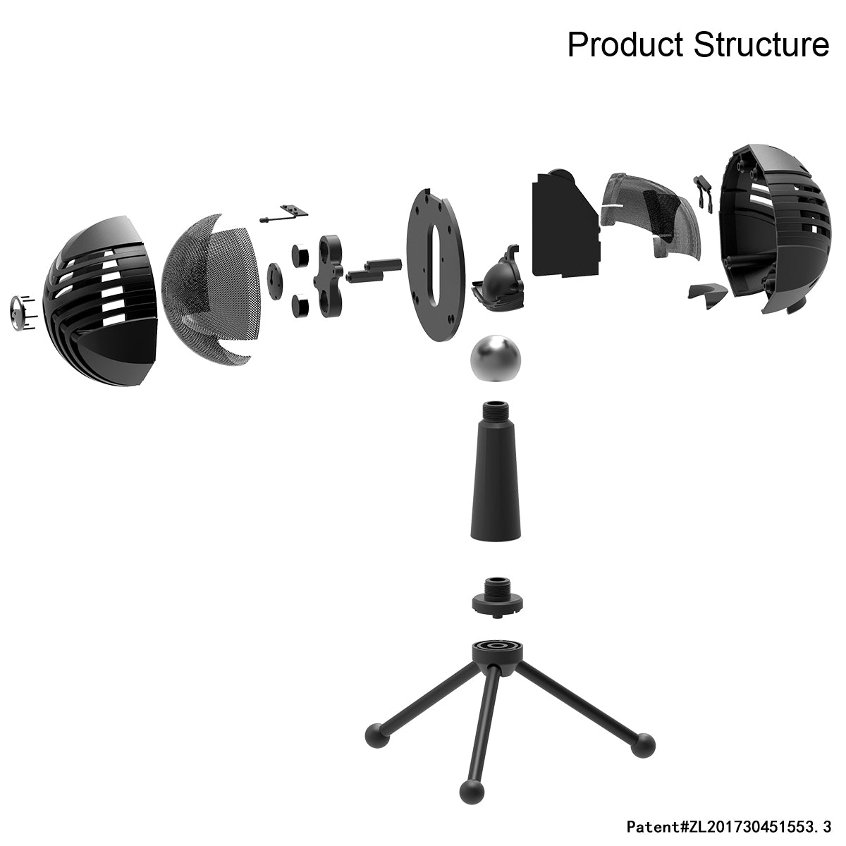 Yanmai GM-888 Recording USB Condenser Gaming Microphone