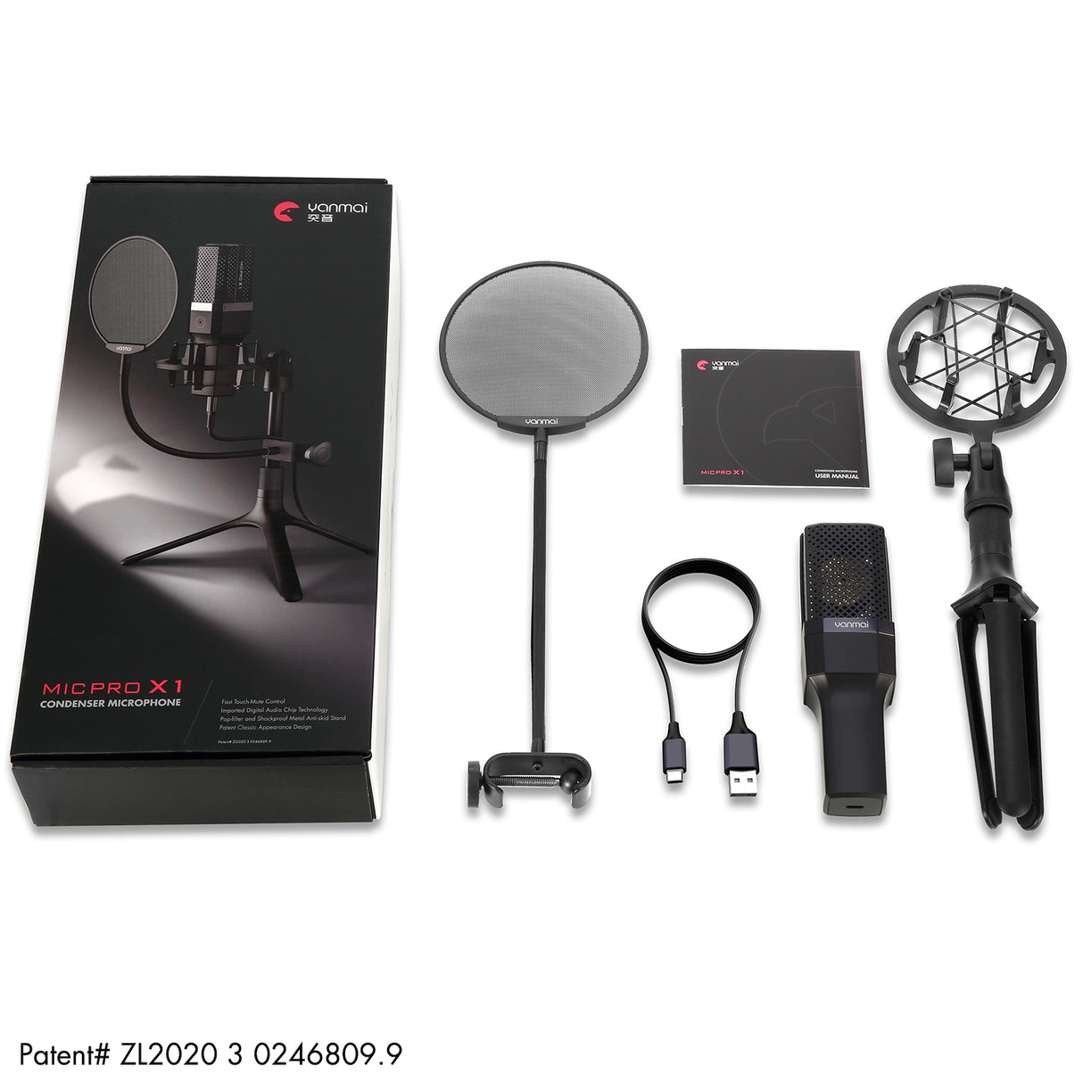 Yanmai X1 Usb Streaming Kit Desktop Microphone Kit