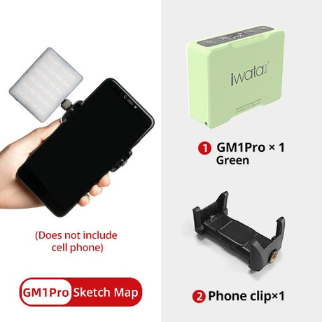 Iwata GM1 or GM1 Pro Mini Portable Pocket LED Fill Light