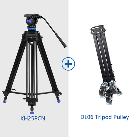 BENRO KH25PCN KH26PCN Tripod Professional Aluminum Video Camera Tripod