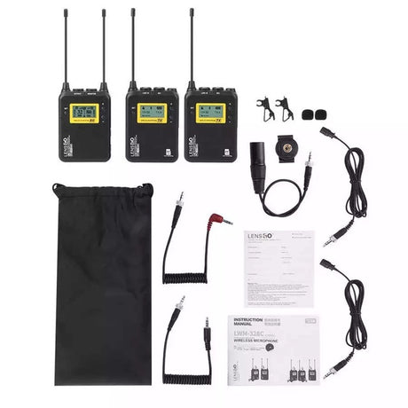 LENSGO 328C Professional Lapel Lavalier Wireless Microphone