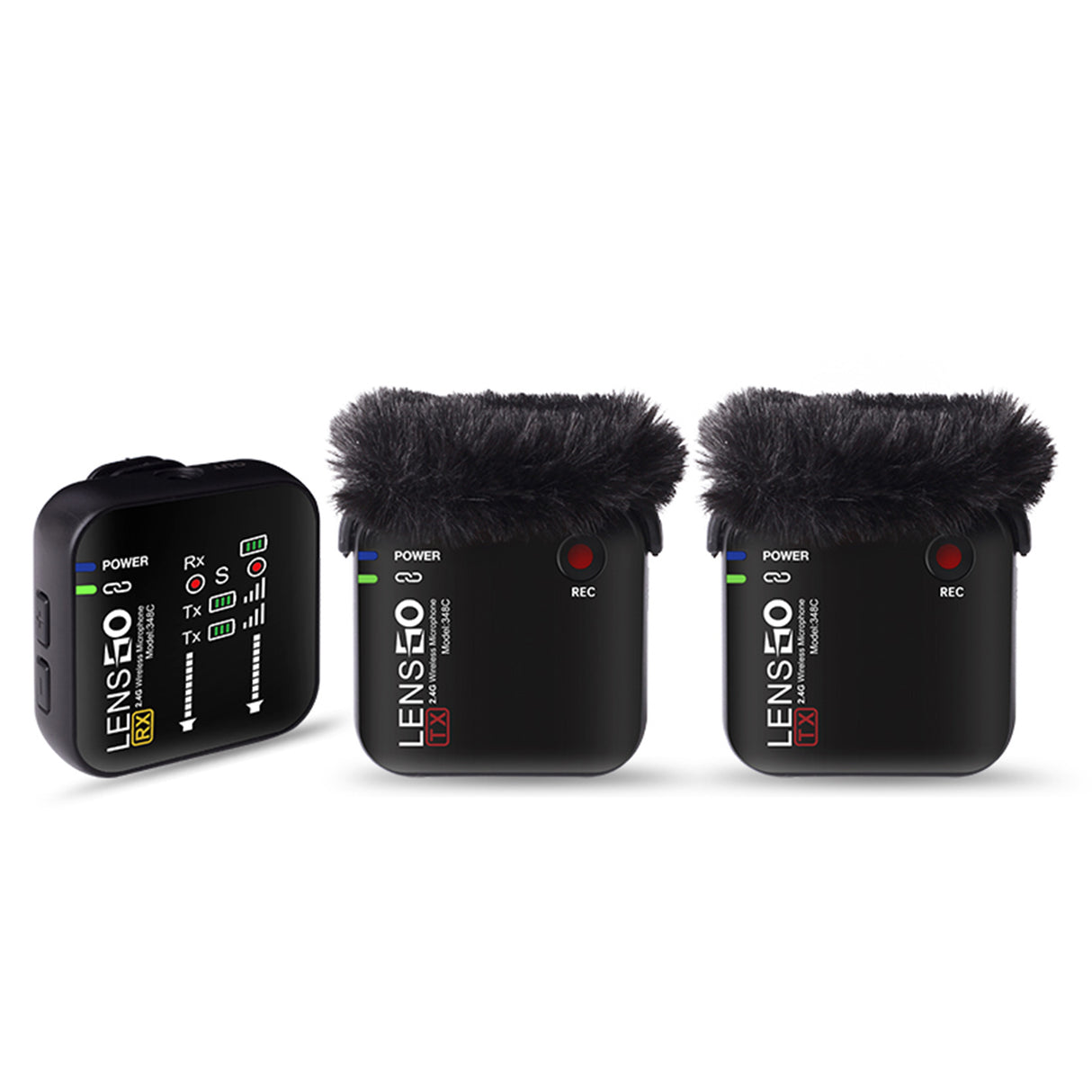 LENSGO 348C Wireless Lavalier Microphone