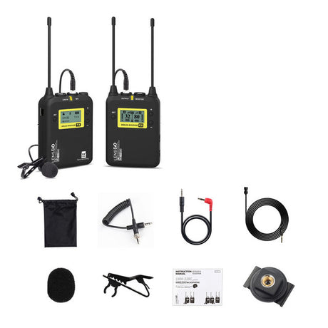 LENSGO 328C Professional Lapel Lavalier Wireless Microphone