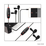 LENSGO DM1 Omni-directional Lavalier Microphone for DSLRs Camera