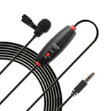 LENSGO DM1 Omni-directional Lavalier Microphone for DSLRs Camera