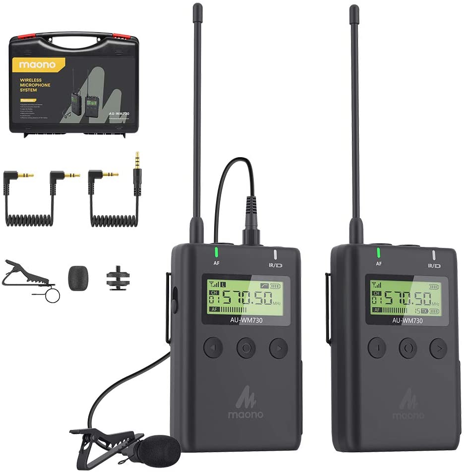 MAONO WM730 48-Channels UHF Wireless Microphone