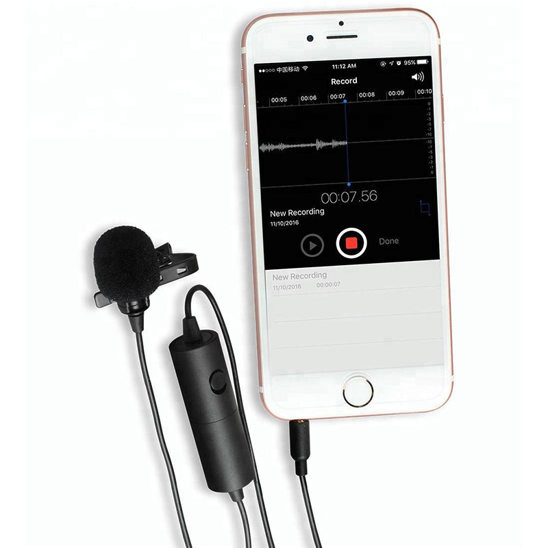 MAONO AU-100/200 Lavalier Audio Video Phone Microphone