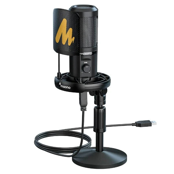 MAONO PM461 Series Professional Condenser USB Microphone for podcasting gaming